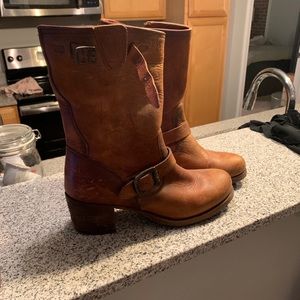 Frye moto boot